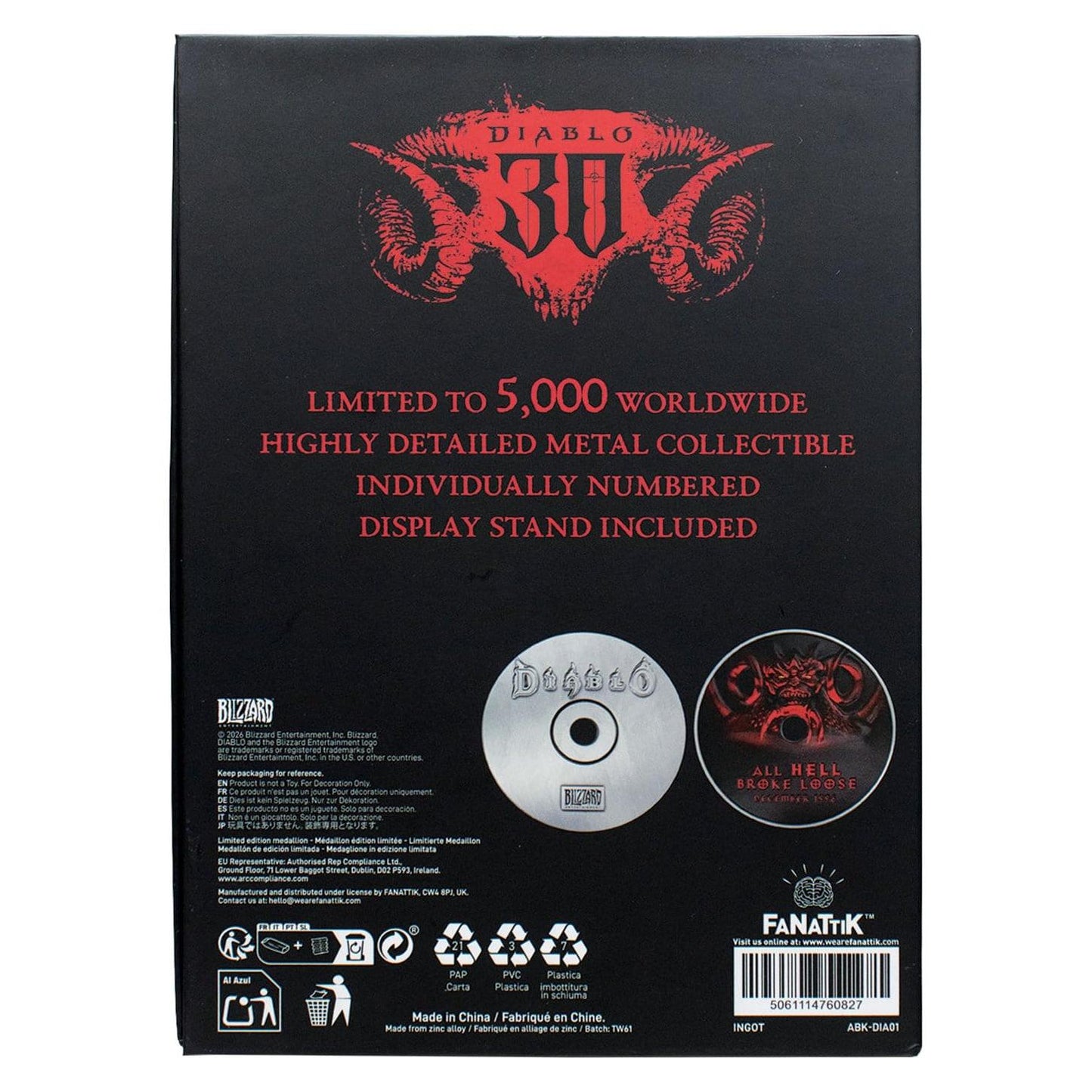 Diablo 30th Anniversary CD-ROM Limited Edition Replica PRE-ORDER