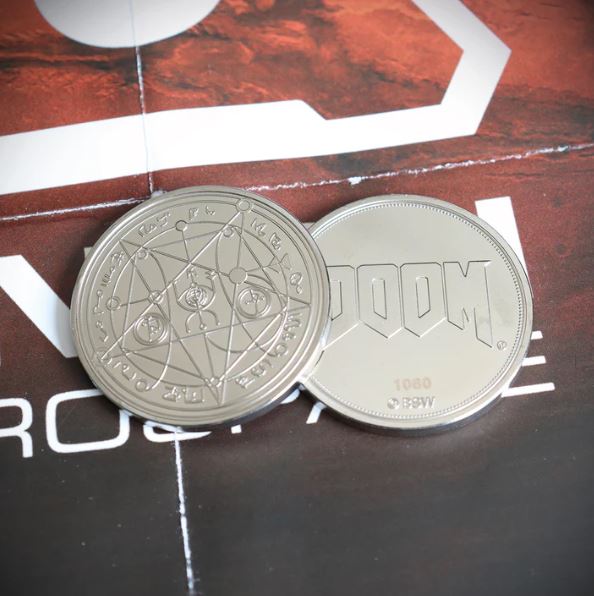 Doom 25th Anniversary Limited Edition Collectible Coin Fanattik Bethesda