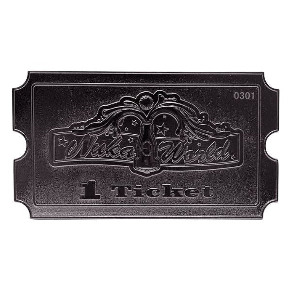Fallout Limited Edition .999 Silver Plated Nuka-World Replica Ticket Fanattik