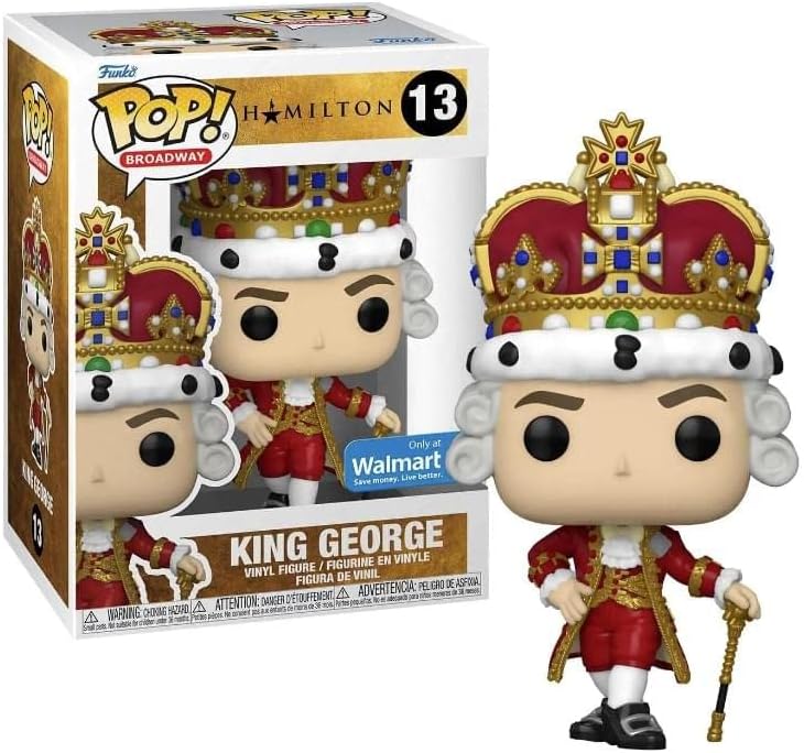 Funko Pop! Broadway Hamilton King George Exclusive Vinyl Action