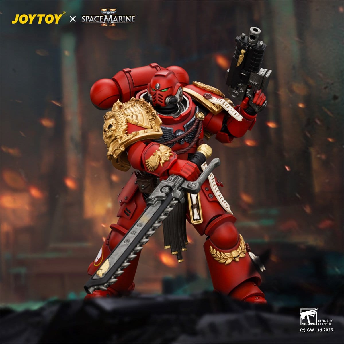 JoyToy Warhammer Space Marine Game Edition Blood Angels Veteran Action Figure PRE-ORDER