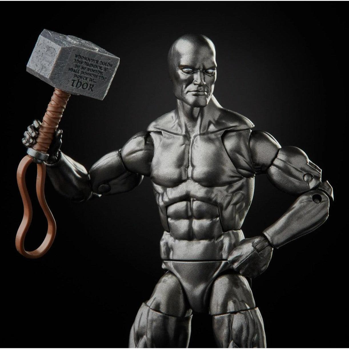 Marvel Legends Series Action Figure - Obsidian Silver Surfer with Mjolnir PRE-ORDER