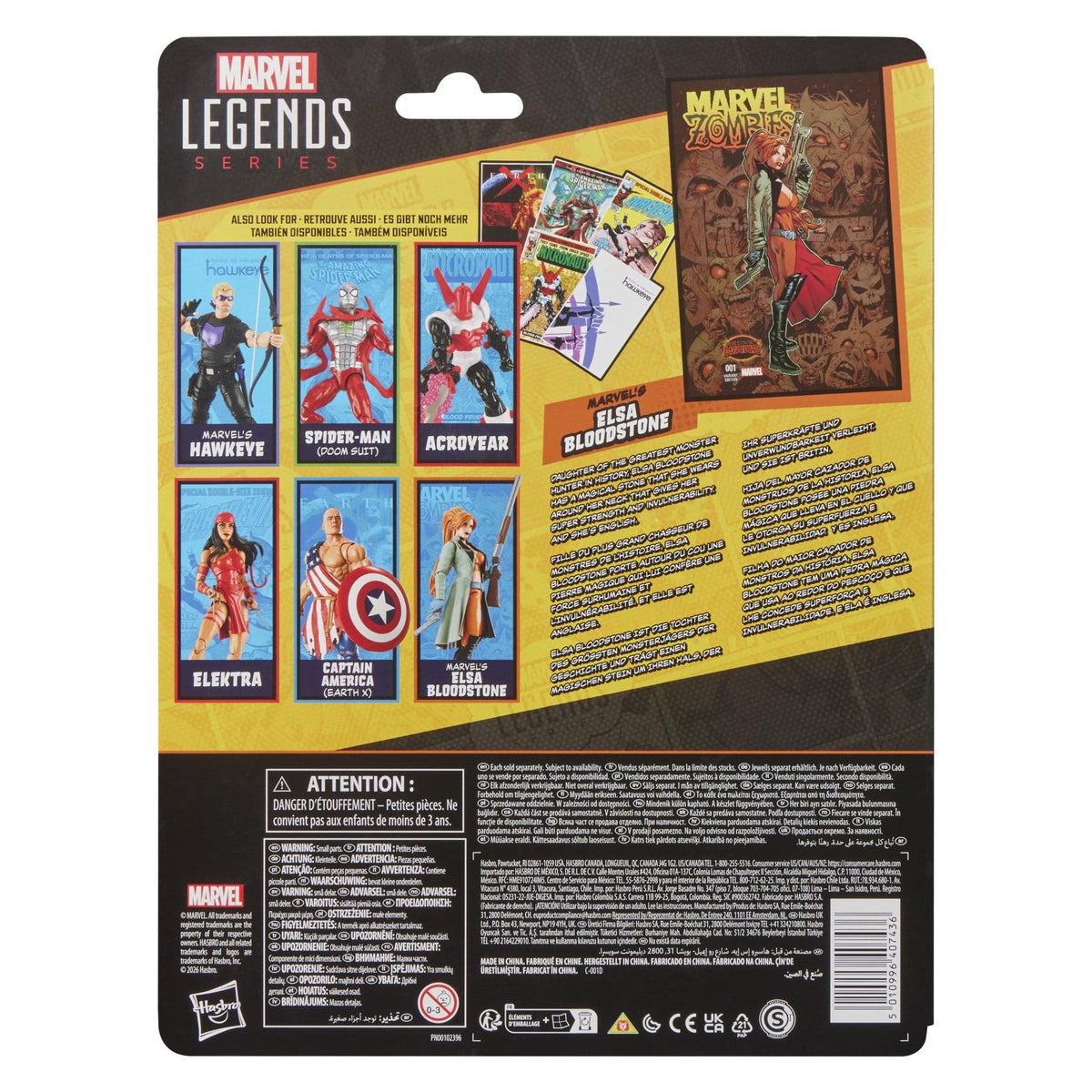 Marvel Legends Series Zombies Marvel's Elsa Bloodstone Action Figure PRE-ORDER