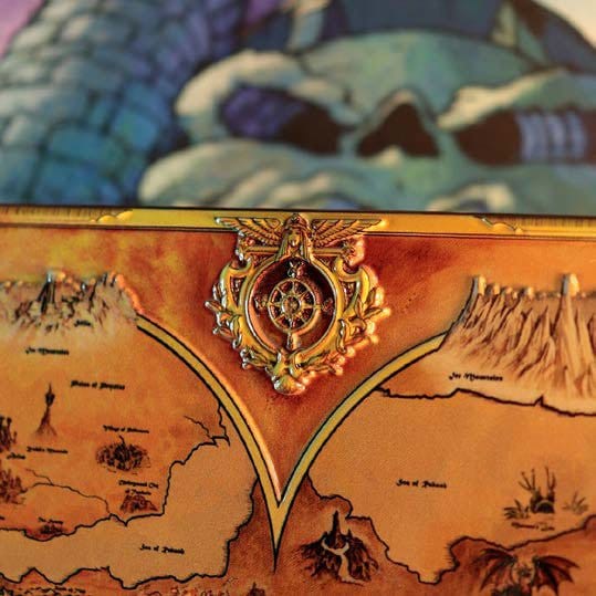 Masters of the Universe Limited Edition Metal Map of Eternia Replica PRE-ORDER