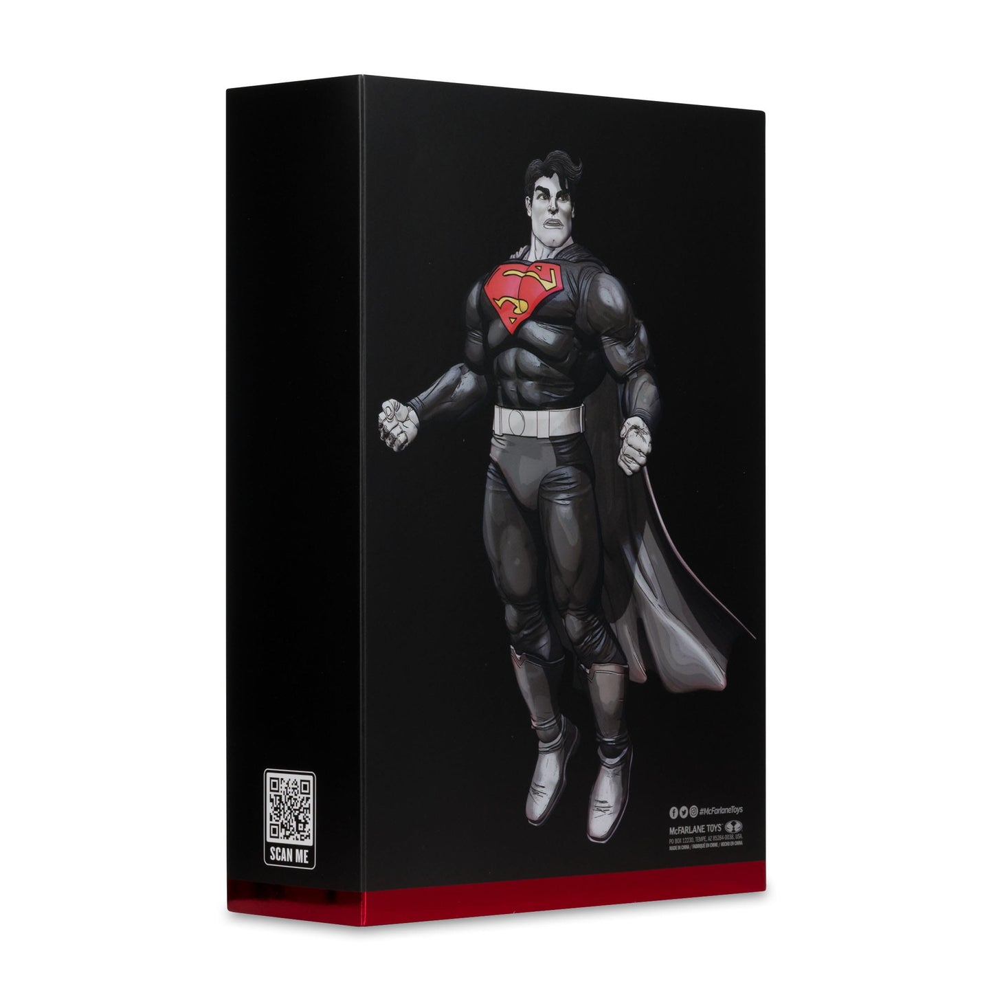 McFarlane Toys DC Multiverse Figure - Superman (The Dark Knight Returns) Black & White Accent Edition (Gold Label) MTS Exclusive PRE-ORDER