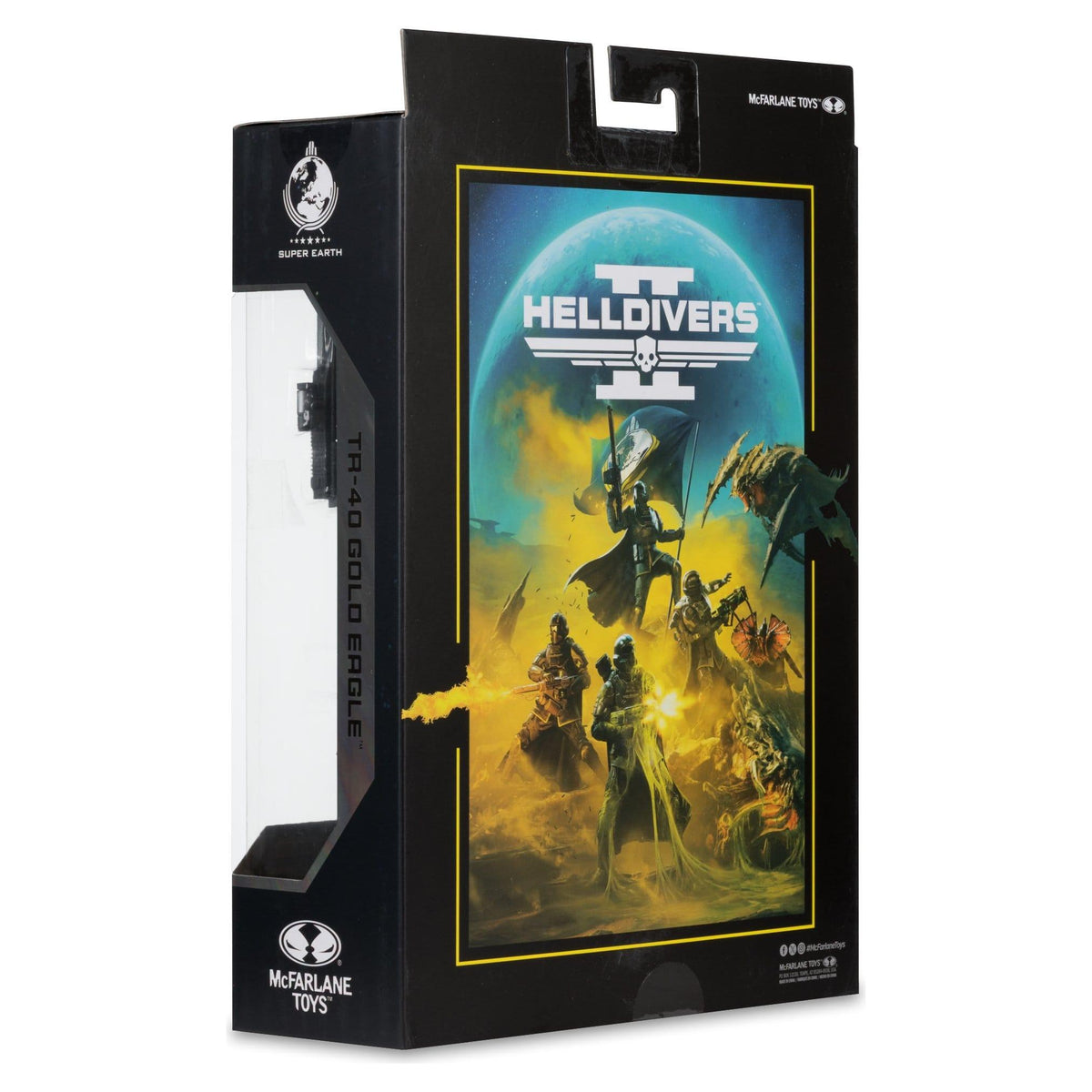 McFarlane Toys Gaming Helldivers 2 TR-40 Gold Eagle Action Figure