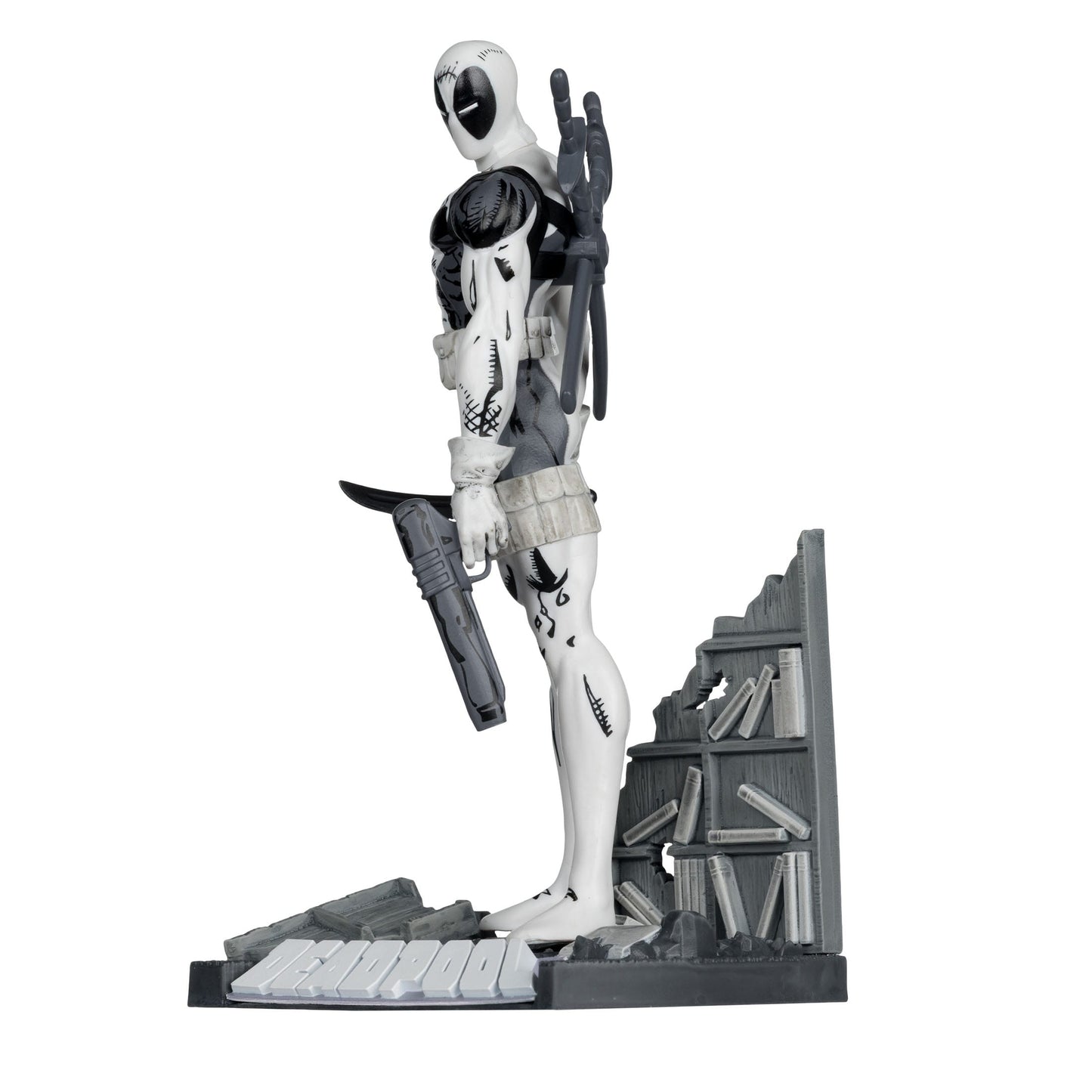 McFarlane Toys Marvel Collection PVC Statue 1/10 - Deadpool (The New Mutants #98) (Line Art) (Gold Label) PRE-ORDER