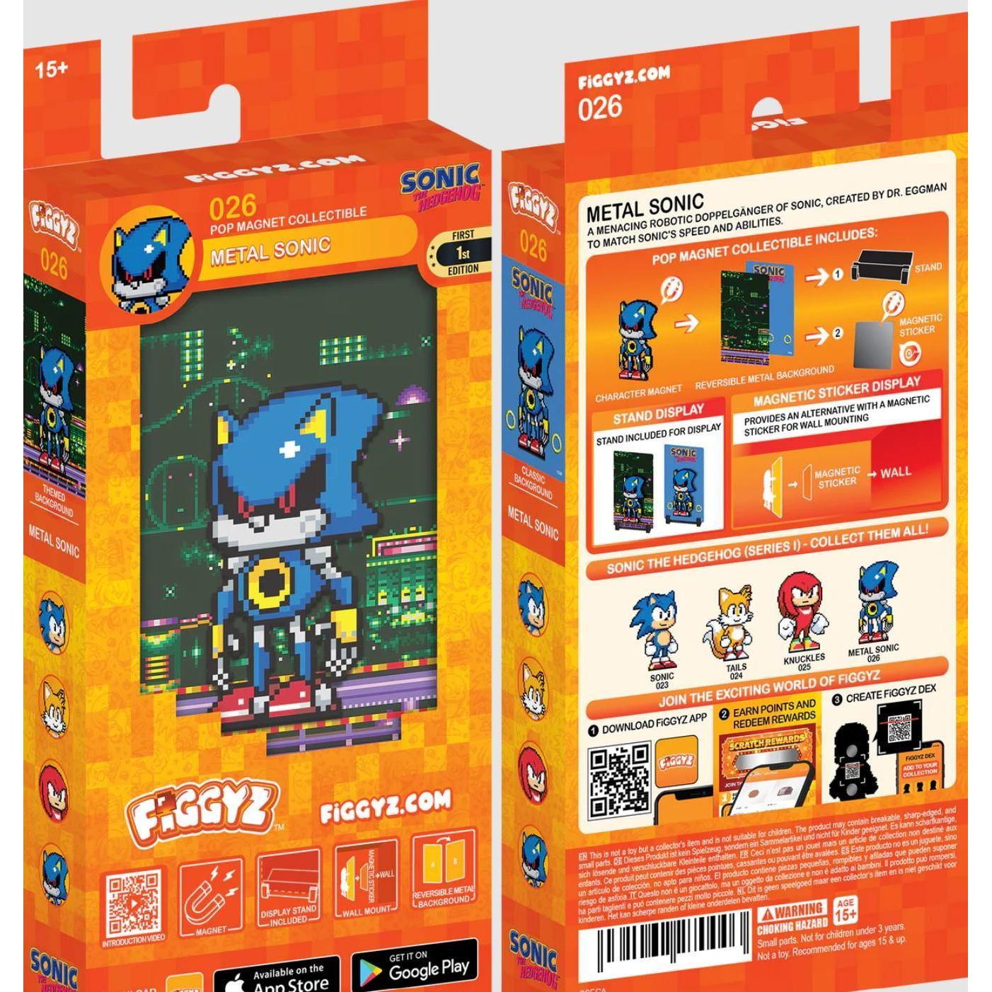 Sonic The Hedgehog - Metal Sonic (Classic) Collectible #26 - Figgyz Pop Magnet