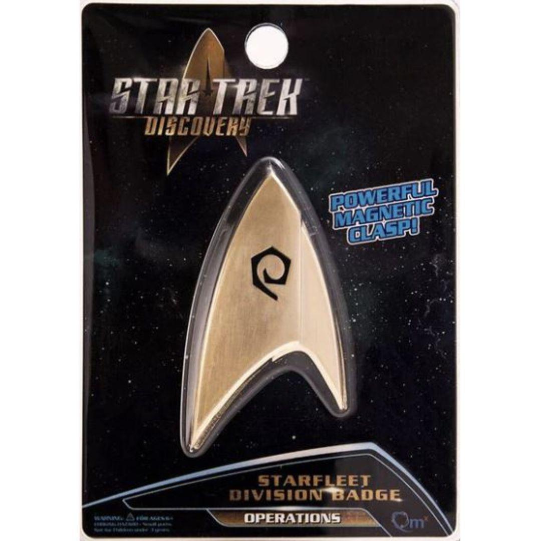 Qmx Star Trek Starfleet Command Division Badge Prop Replik (Kostümzubehör Qmx Star Trek Starfleet Command Division Badge Prop Replik (Kostümzubehör
