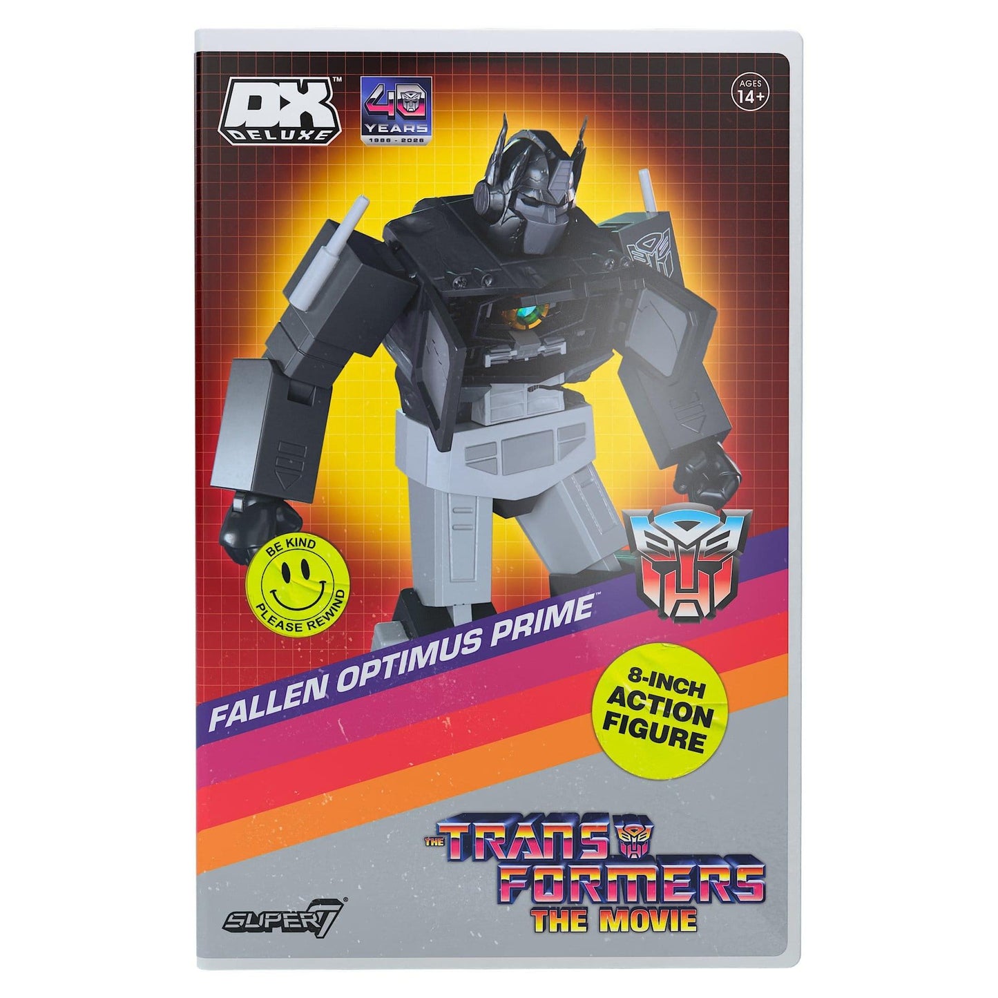 Super7 Deluxe Transformers The Movie Dead Optimus Prime (VHS Packaging) Action Figure PRE-ORDER