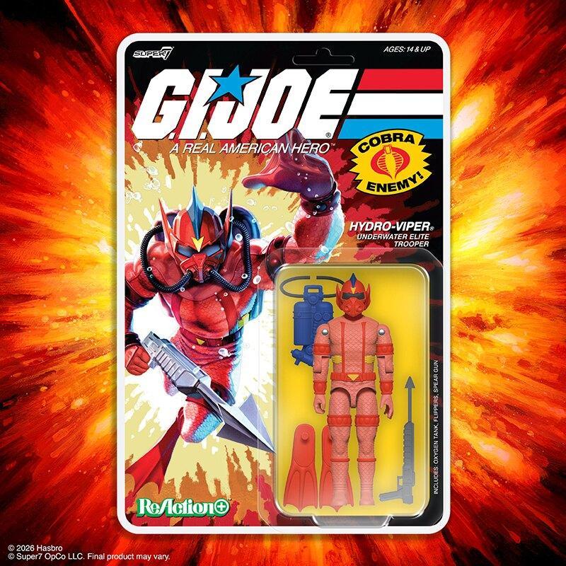 Super7 G.I. Joe ReAction+ Action Figure Wave 7 - Hydro Viper (Comic) PRE-ORDER