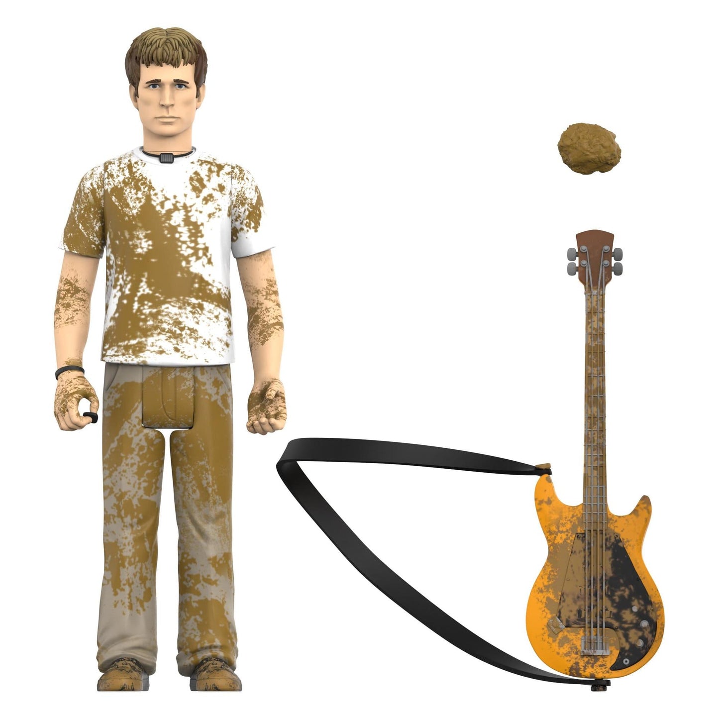 Super7 ReAction Green Day Mike Dirnt (Mud Fight) Action Figure PRE-ORDER