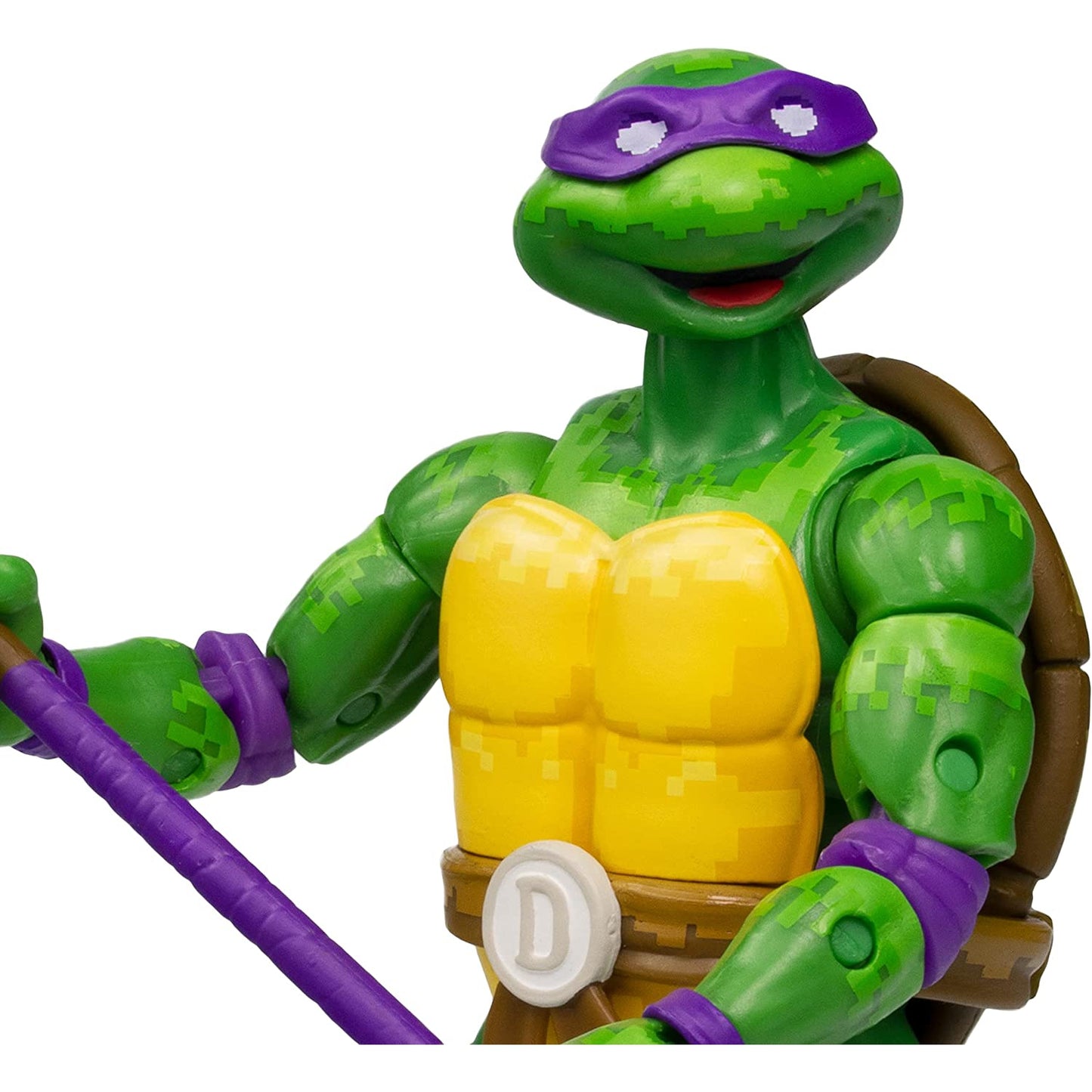 The Loyal Subjects BST AXN Teenage Mutant Ninja Turtles NES 8-Bit Donatello Exclusive Action Figure