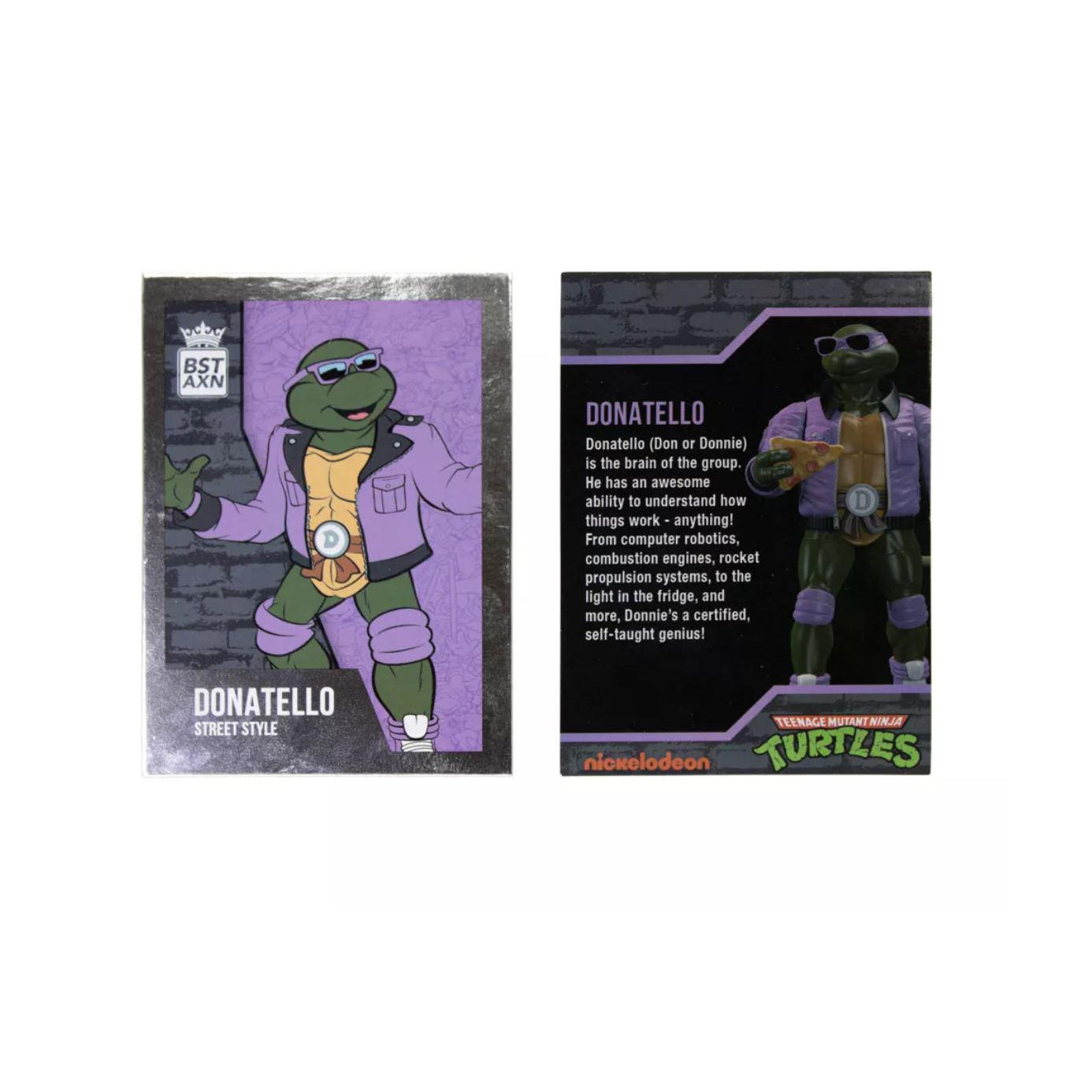 The Loyal Subjects BST AXN Teenage Mutant Ninja Turtles Street Gang Donatello Windbreaker Action Figure