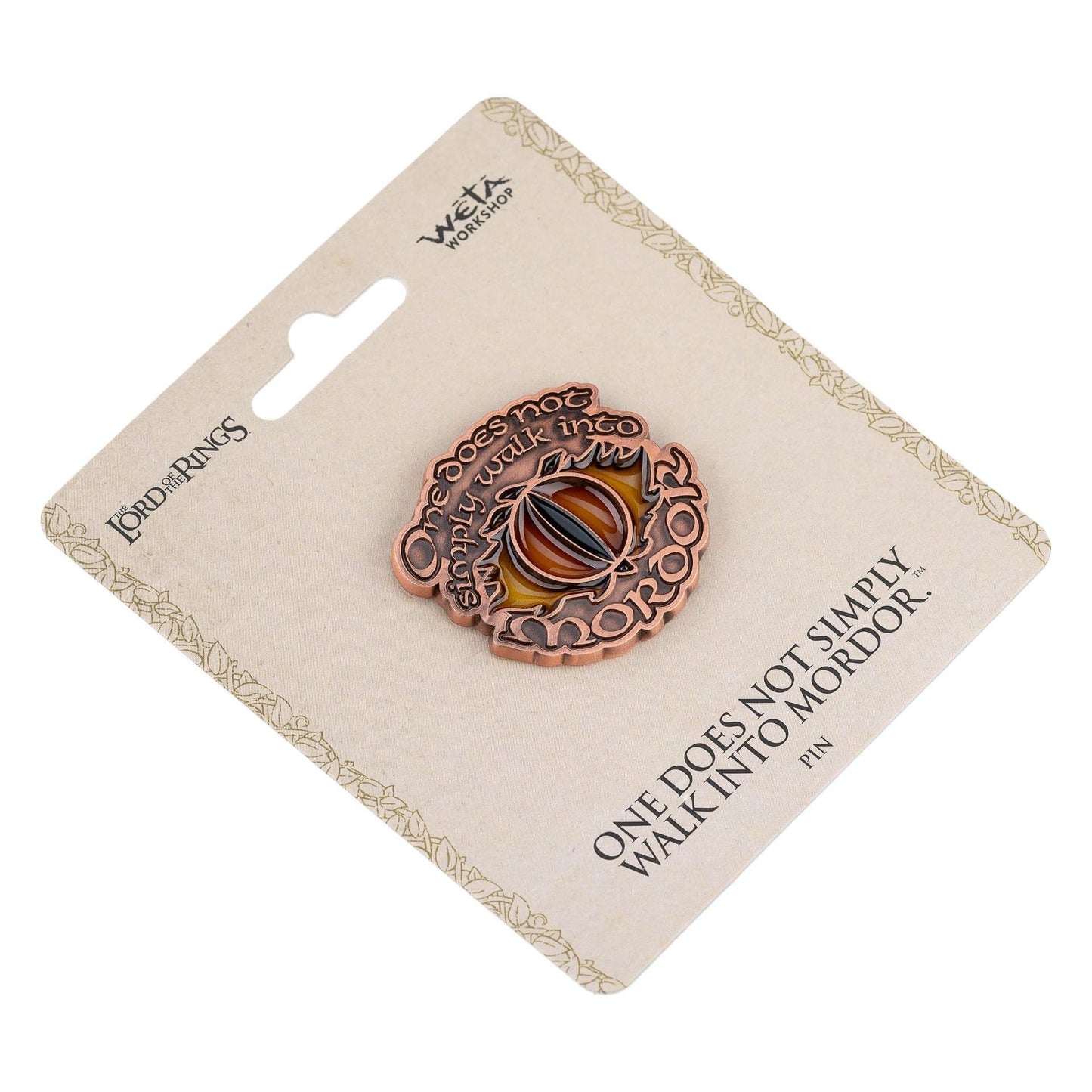 Weta The Lord of the Rings One Does Not Simply Walk Into Mordor Collectors Pin Badge PRE-ORDER