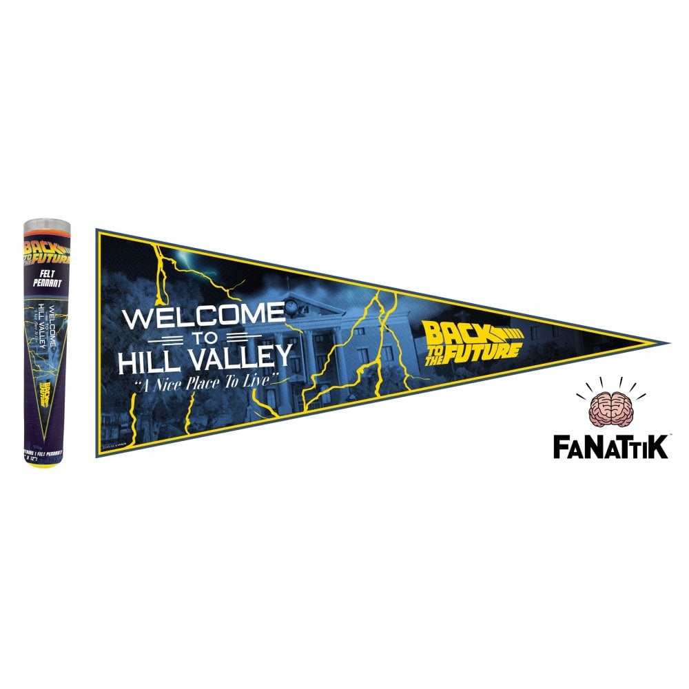 Fanattik Back To The Future Hill Valley Wall Pennant