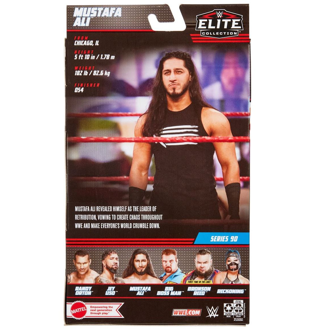 Mattel WWE Elite Collection Series 90 Mustafa Ali 15cm Action Figure