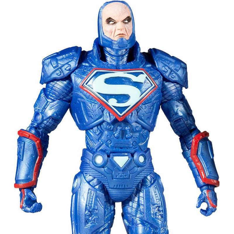 McFarlane Toys DC Multiverse Lex Luthor (Blue Power Suit) 7" Action Figure Justice League Darkseid War