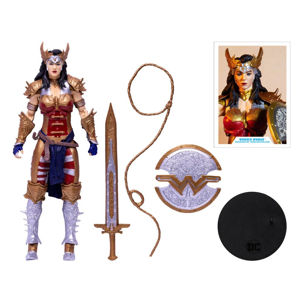 McFarlane Toys DC Multiverse Wonder Woman 7" Action Figure Designed by Todd McFarlane (Gold Label)