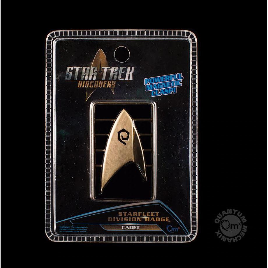 Star Trek Discovery Starfleet Division 1:1 Magnetic Cadet Badge Prop –  Starbox Collectables