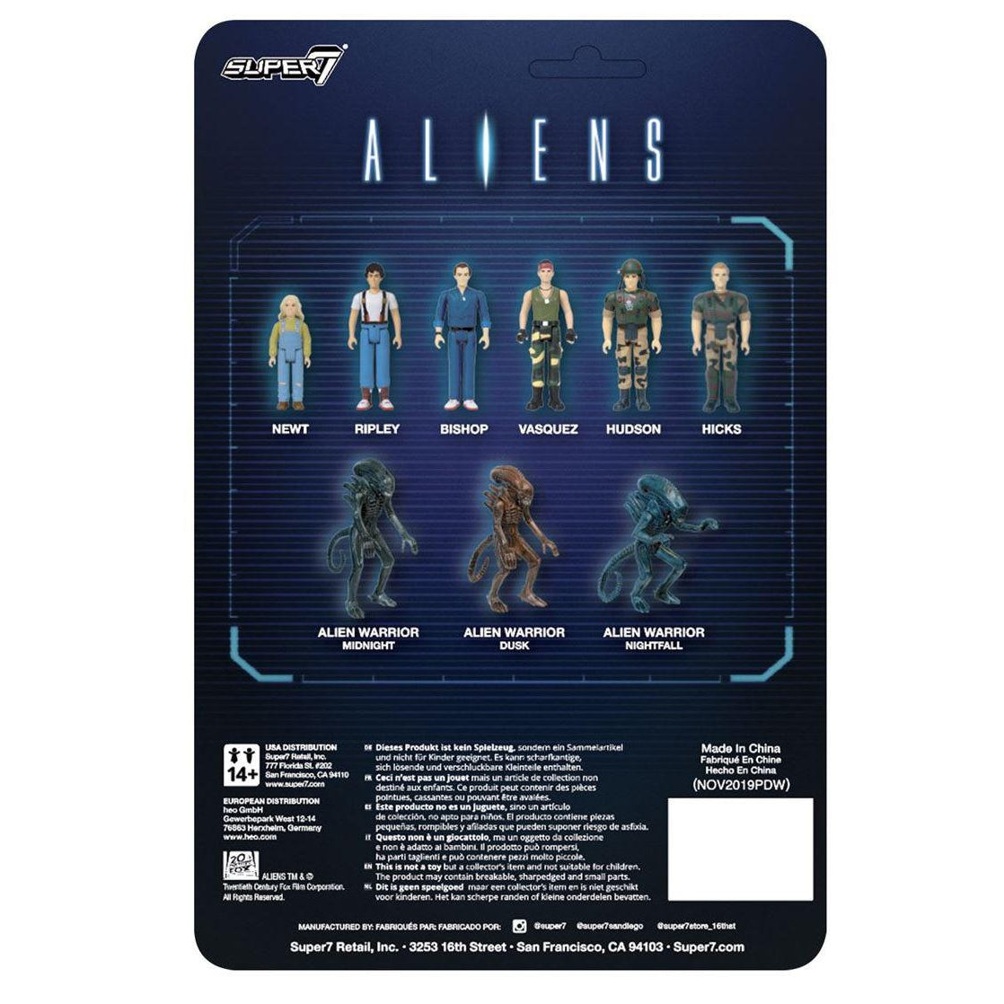 Super7 ReAction Aliens Hudson 3.75" Action Figure