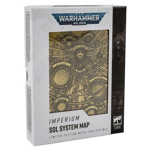 AAA Merchandise Warhammer 40,000 Sol System Metal Map PRE-ORDER