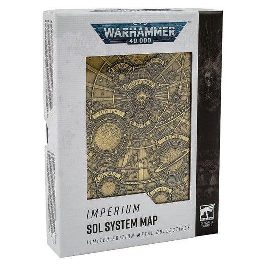 AAA Merchandise Warhammer 40,000 Sol System Metal Map PRE-ORDER
