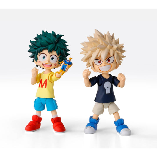 Bandai Tamashii Nations My Hero Academia S.H.Figuarts Izuku Midoriya & Katsuki Bakugo Childhood Set Action Figure PRE-ORDER