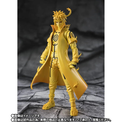 Bandai Tamashii Nations Naruto S.H.Figuarts Minato Namikaze (Kurama Link Mode) Bond of Light That Shatters Darkness Action Figure PRE-ORDER