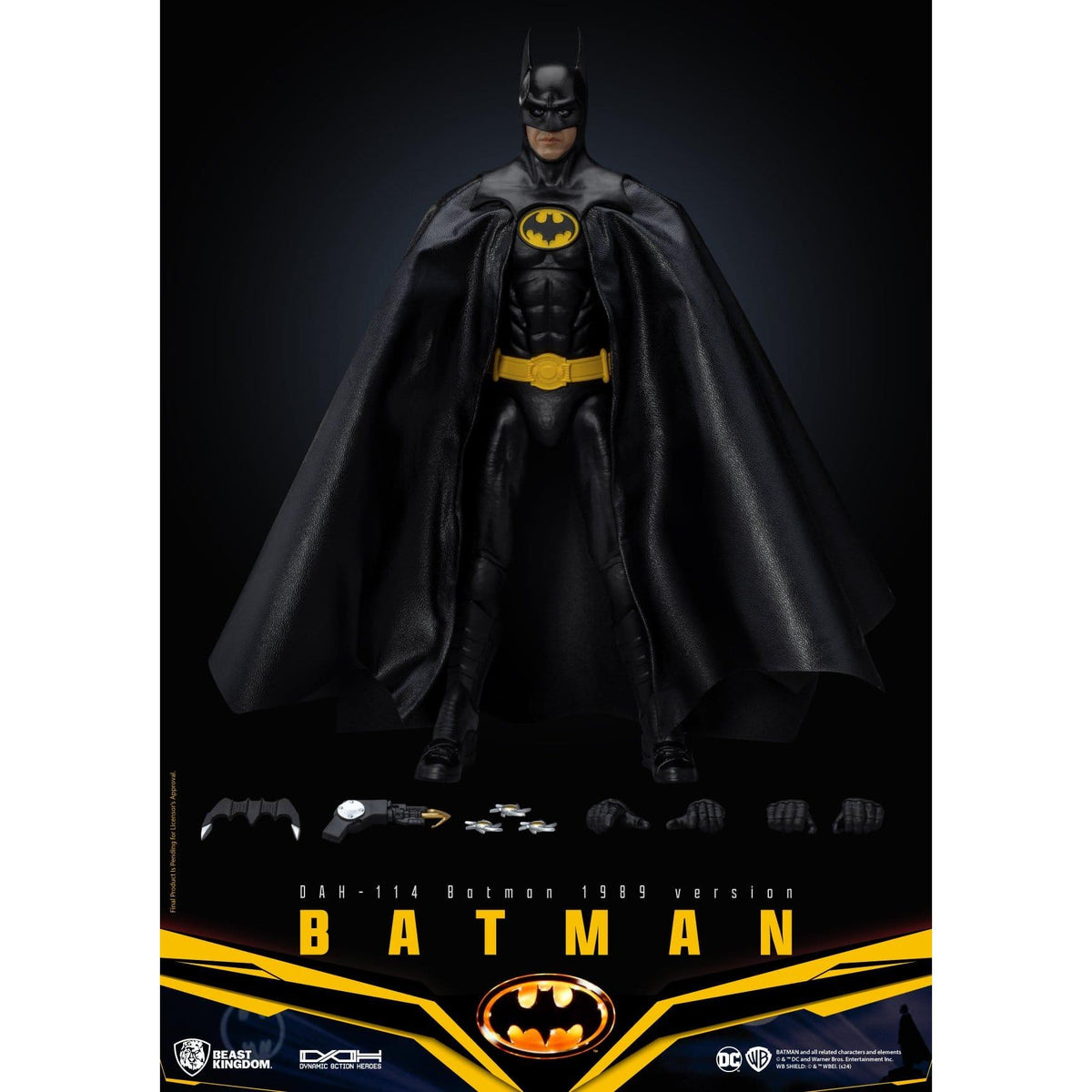 Beast Kingdom DC Comics Dynamic 8ction Heroes Batman 1989 Standard Version Action Figure PRE-ORDER