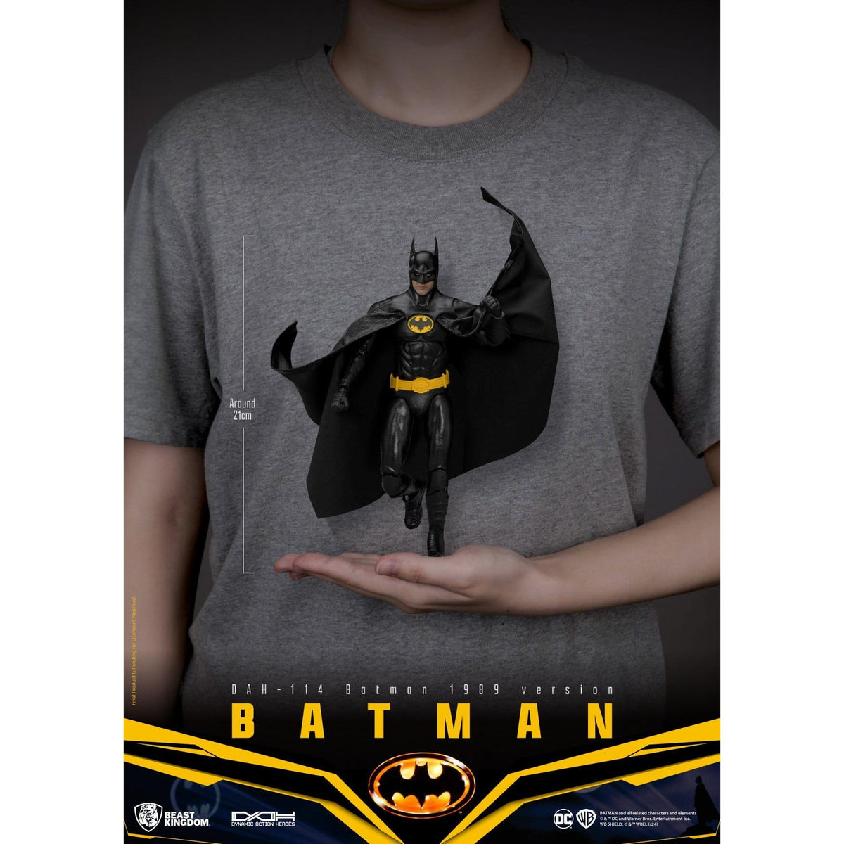 Beast Kingdom DC Comics Dynamic 8ction Heroes Batman 1989 Standard Version Action Figure PRE-ORDER