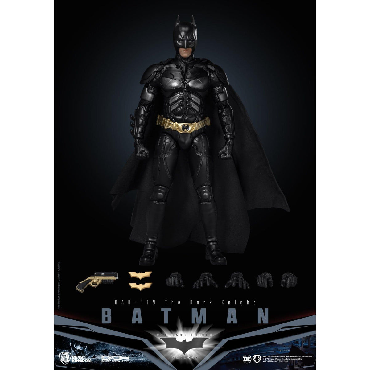 Beast Kingdom DC Comics Dynamic 8ction Heroes Batman (The Dark Knight) Action Figure PRE-ORDER