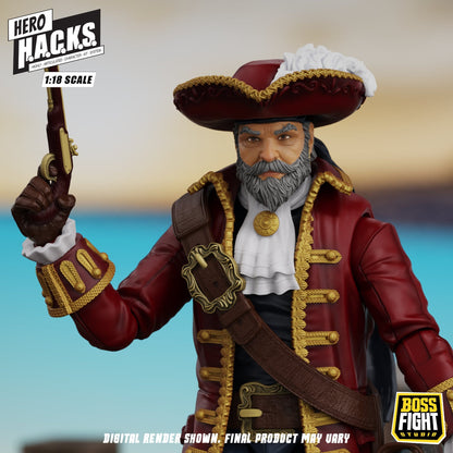 Boss Fight Studios Hero H.A.C.K.S. 1/18 Heroes and Villains John Bradford: Captain of the Temporal Voyager Action Figure PRE-ORDER