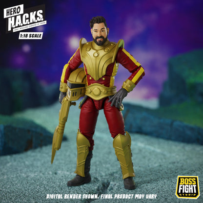 Boss Fight Studios Hero H.A.C.K.S. 1/18 Heroes and Villains Stellar Guard: Cosmic Defender of Accord Action Figure PRE-ORDER