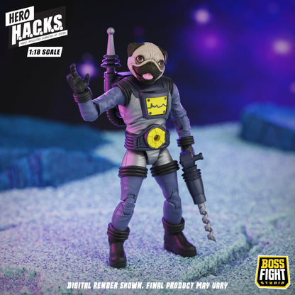 Boss Fight Studios Hero H.A.C.K.S. 1/18 Heroes and Villains Zarko Resources Inc.: Galactic Prospectors Action Figure PRE-ORDER