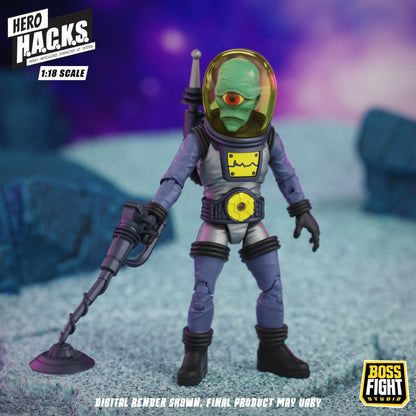 Boss Fight Studios Hero H.A.C.K.S. 1/18 Heroes and Villains Zarko Resources Inc.: Galactic Prospectors Action Figure PRE-ORDER
