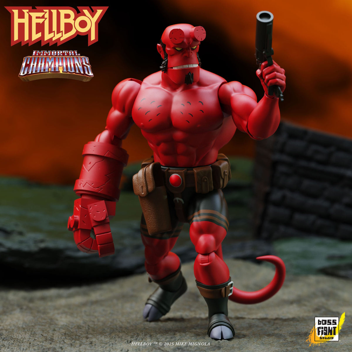 Boss Fight Studios Immortal Champions Hellboy Action Figure PRE-ORDER