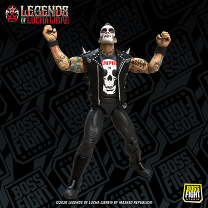 Boss Fight Studios Legends of Lucha Libre Fanaticos Vampiro Coffin Box Resurrected Action Figure PRE-ORDER