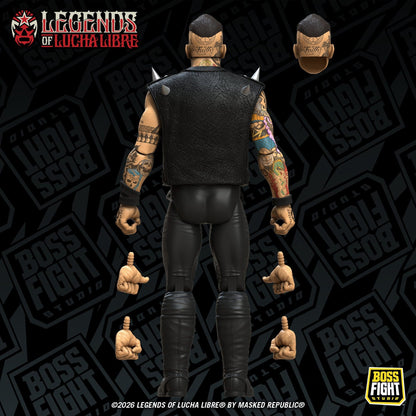 Boss Fight Studios Legends of Lucha Libre Fanaticos Vampiro Coffin Box Resurrected Action Figure PRE-ORDER