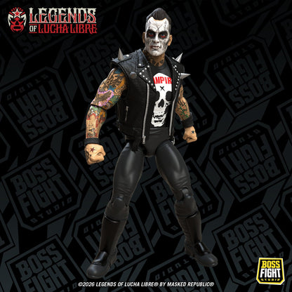 Boss Fight Studios Legends of Lucha Libre Fanaticos Vampiro Coffin Box Resurrected Action Figure PRE-ORDER