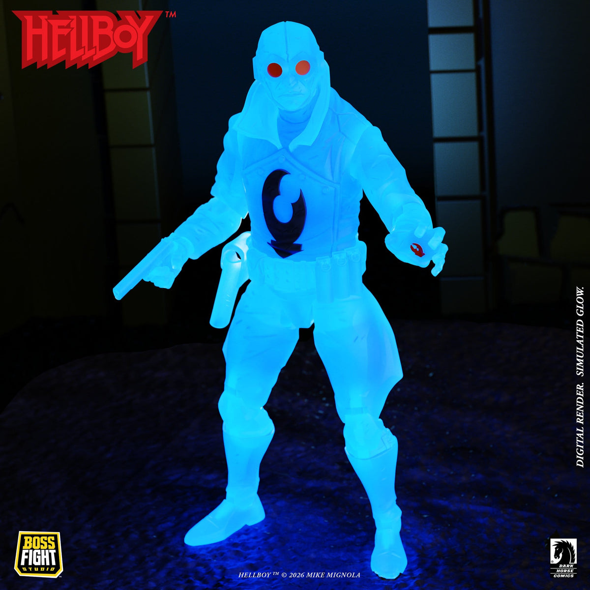 Boss Fight Studios Lobster Johnson 1/12 The Ghost of Lobster Johnson (Limited Edition) Action Figure PRE-ORDER