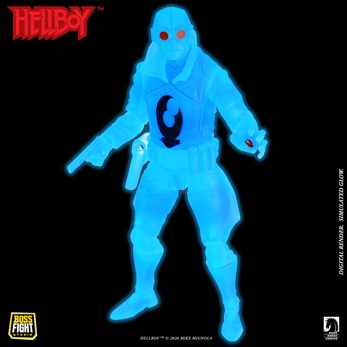 Boss Fight Studios Lobster Johnson 1/12 The Ghost of Lobster Johnson (Limited Edition) Action Figure PRE-ORDER