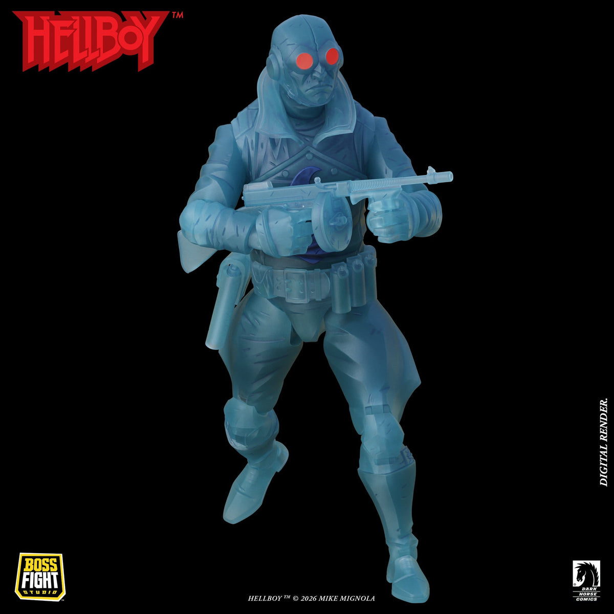 Boss Fight Studios Lobster Johnson 1/12 The Ghost of Lobster Johnson (Limited Edition) Action Figure PRE-ORDER