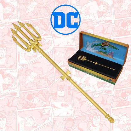 DC Aquaman Limited Edition 24K Gold Plated Miniature Trident Replica