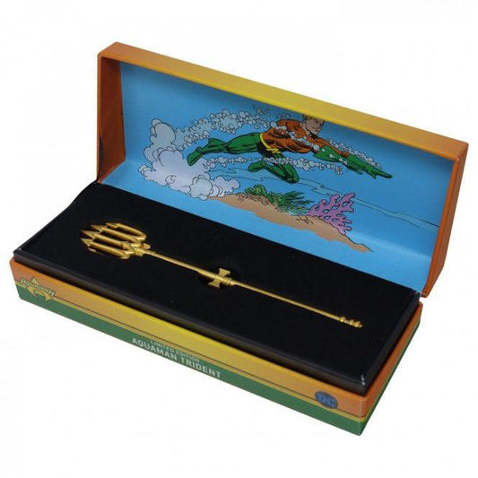 DC Aquaman Limited Edition 24K Gold Plated Miniature Trident Replica