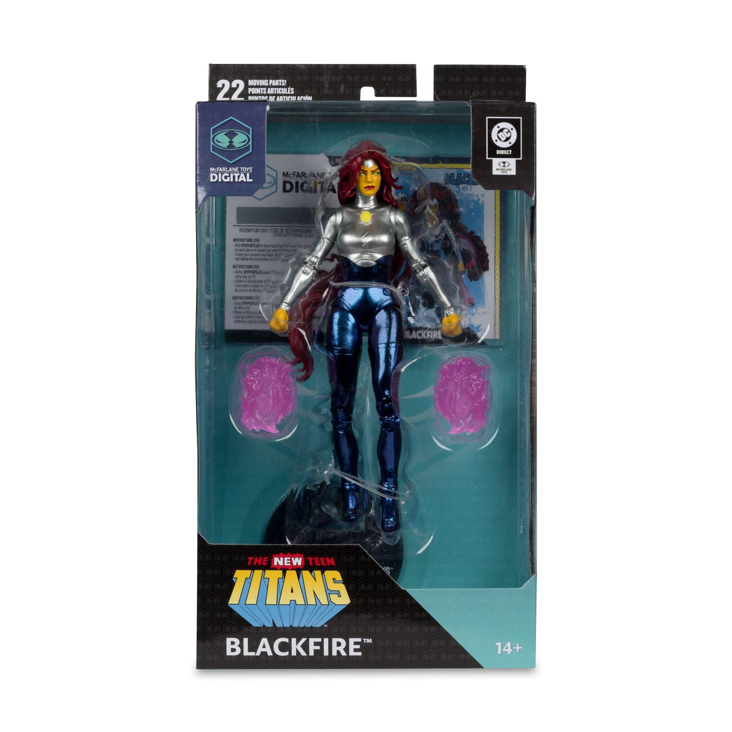 DC Direct McFarlane Toys Digital Action Figure - Blackfire (The New Teen Titans) PRE-ORDER
