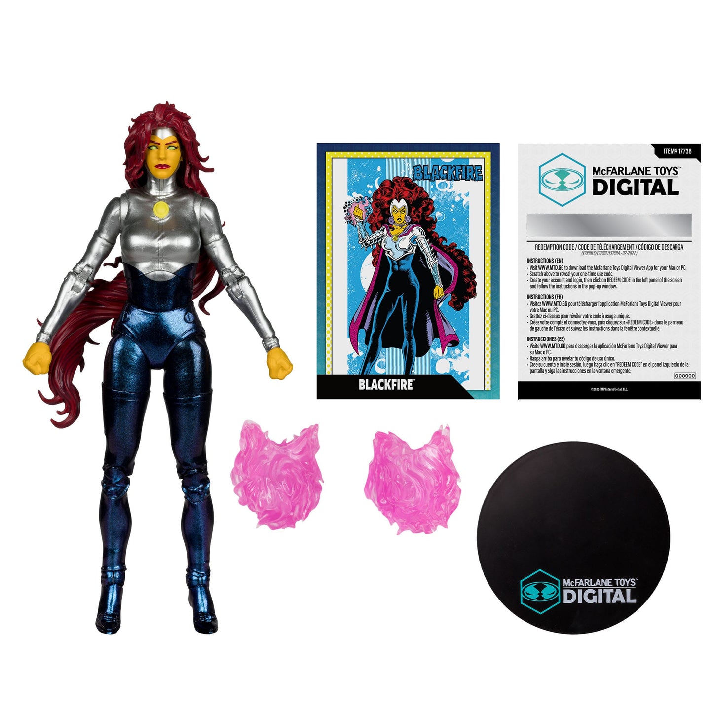DC Direct McFarlane Toys Digital Action Figure - Blackfire (The New Teen Titans) PRE-ORDER
