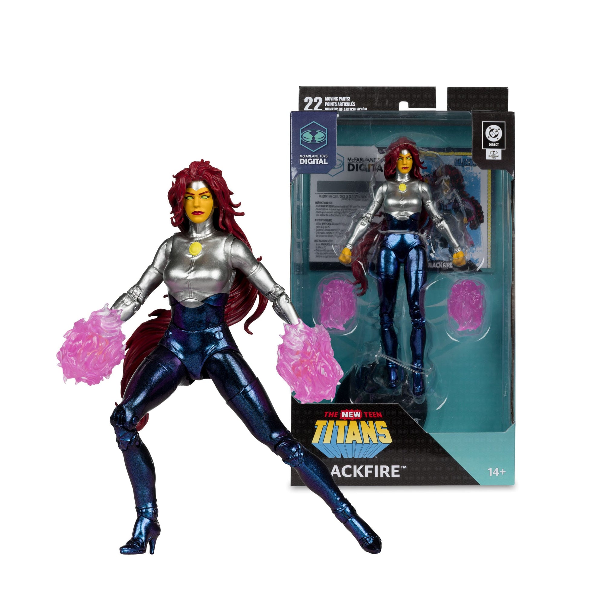 DC Direct McFarlane Toys Digital Action Figure - Blackfire (The New Teen Titans) PRE-ORDER