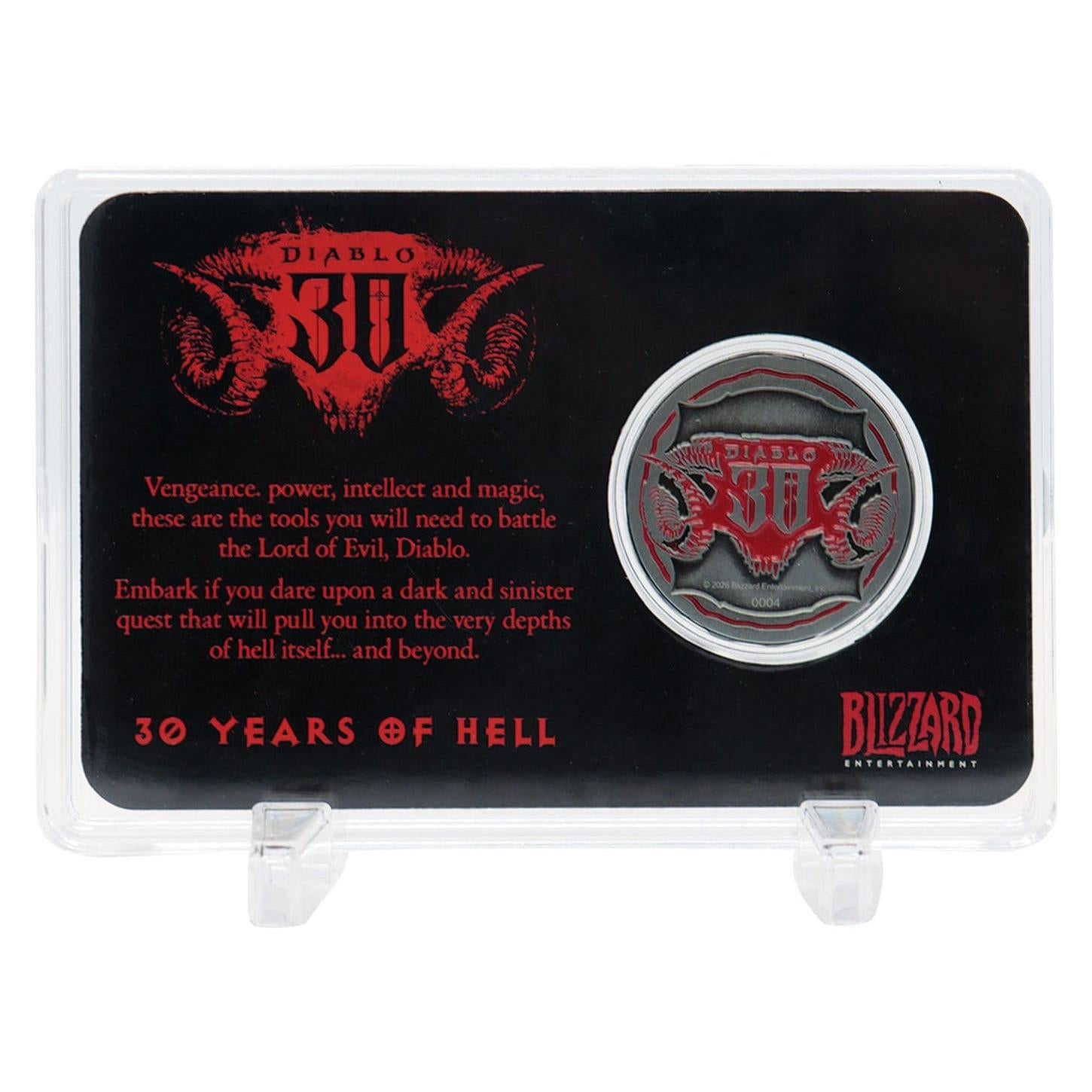 Diablo 30th Anniversary Limited Edition Collectable Coin PRE-ORDER