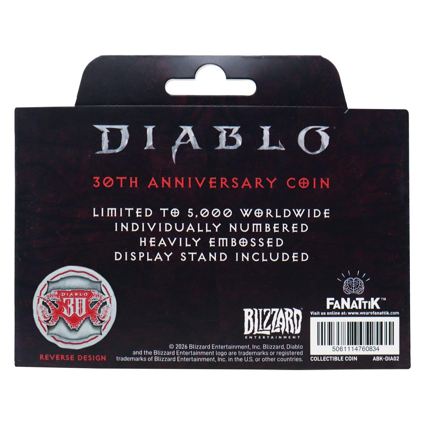 Diablo 30th Anniversary Limited Edition Collectable Coin PRE-ORDER